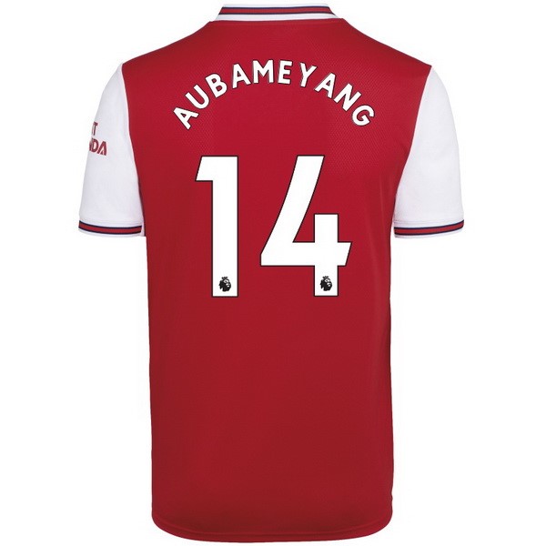 Camiseta Arsenal NO.14 Aubameyang 1ª Kit 2019 2020 Rojo